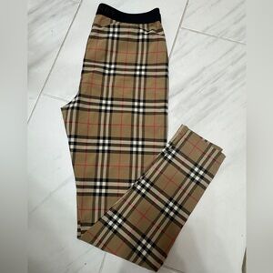 Burberry Checkered Fabric with Black Accents